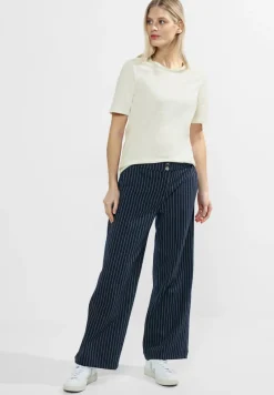 Cecil Shirts*Basic T-Shirt vanilla white