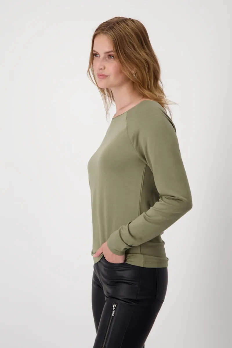 Monari Shirts*Basic-Shirt green tea