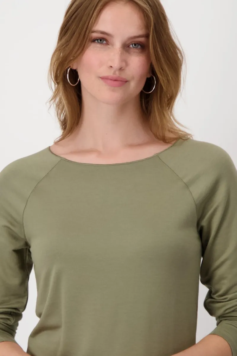Monari Shirts*Basic-Shirt green tea