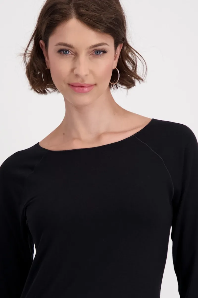 Monari Shirts*Basic-Shirt Schwarz