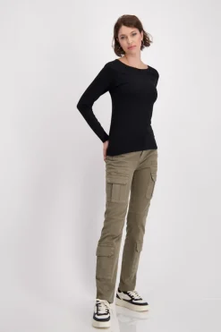 Monari Shirts*Basic-Shirt Schwarz