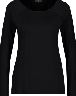 Monari Shirts*Basic-Shirt Schwarz