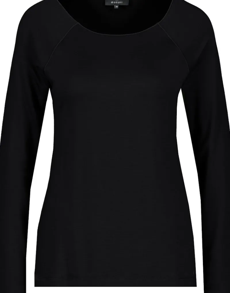 Monari Shirts*Basic-Shirt Schwarz