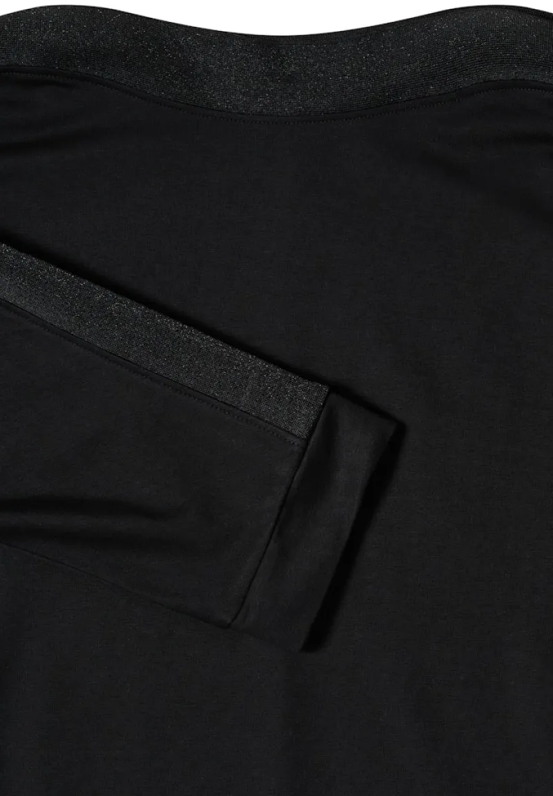 Cecil Shirts*Batwing Shirt mit Tape Black