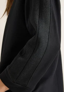 Cecil Shirts*Batwing Shirt mit Tape Black