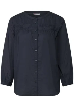 Street One Blusen*Baumwollbluse mit Details deepwater blue