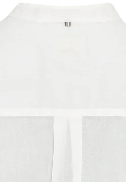 Camel Active Blusen*Baumwollbluse mit Stehkragen milk white