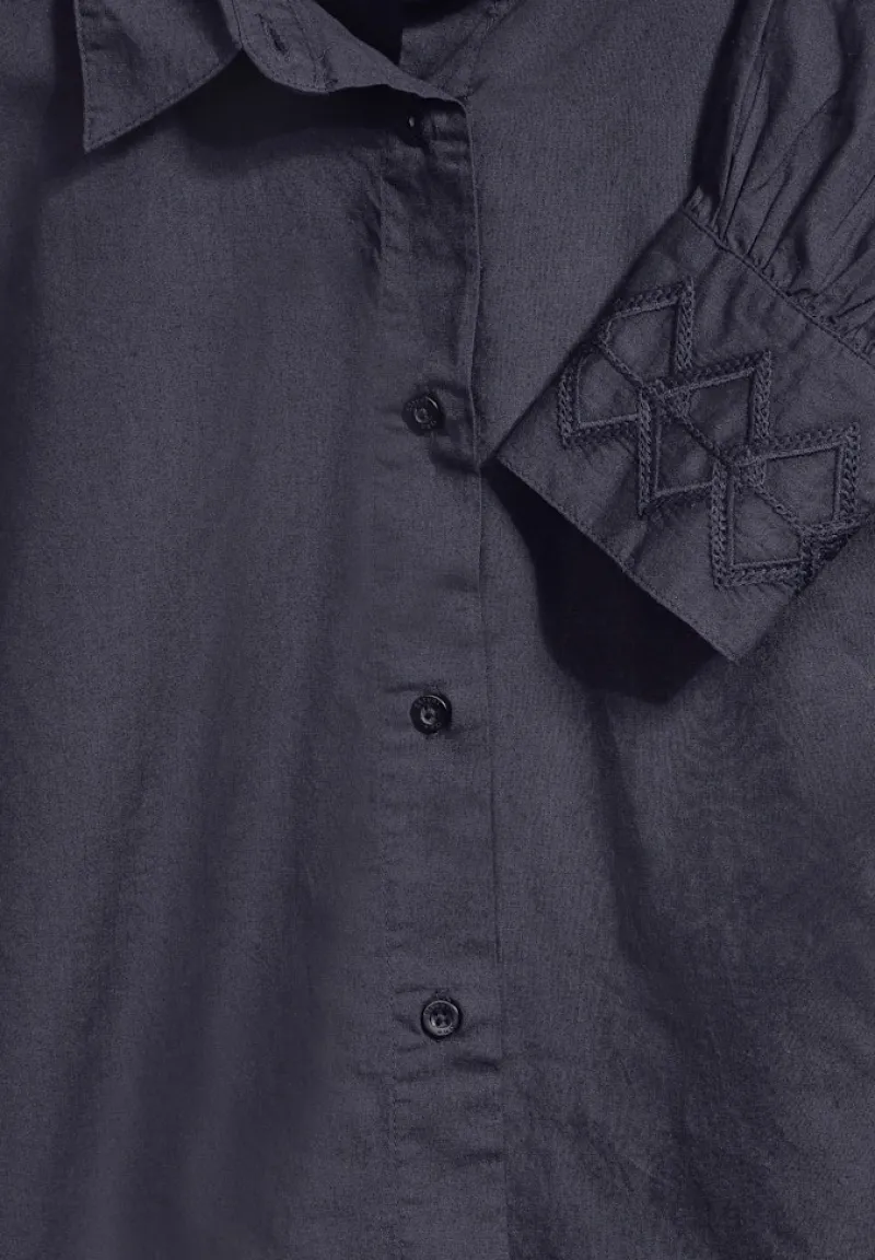 Street One Blusen*Baumwollbluse night sky blue