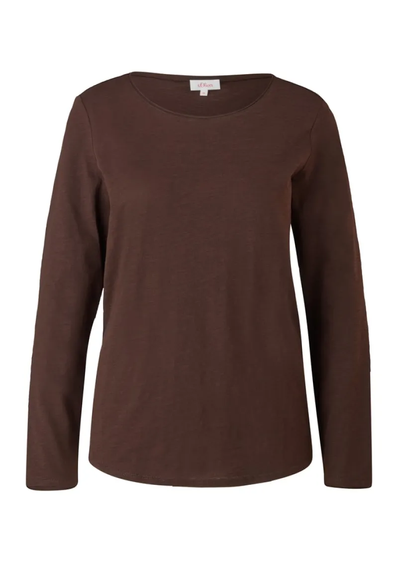 s.Oliver Shirts*Baumwollshirt braun2