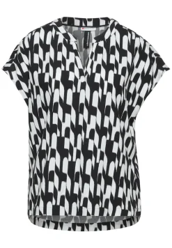 Street One Blusen*Bedruckte Bluse Black
