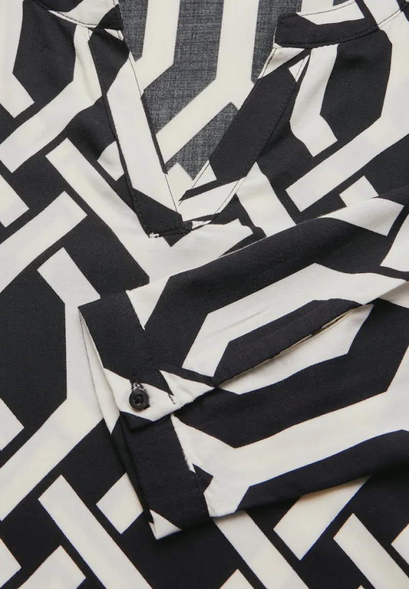Street One Blusen*Bedruckte Bluse Black