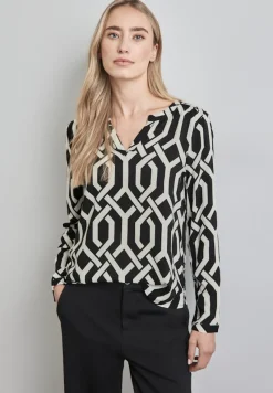 Street One Blusen*Bedruckte Bluse Black