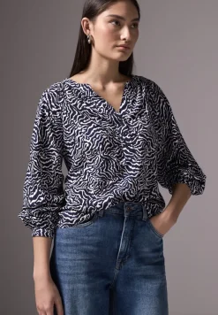 STREET ONE STUDIO Blusen*Bedruckte Bluse deep blue