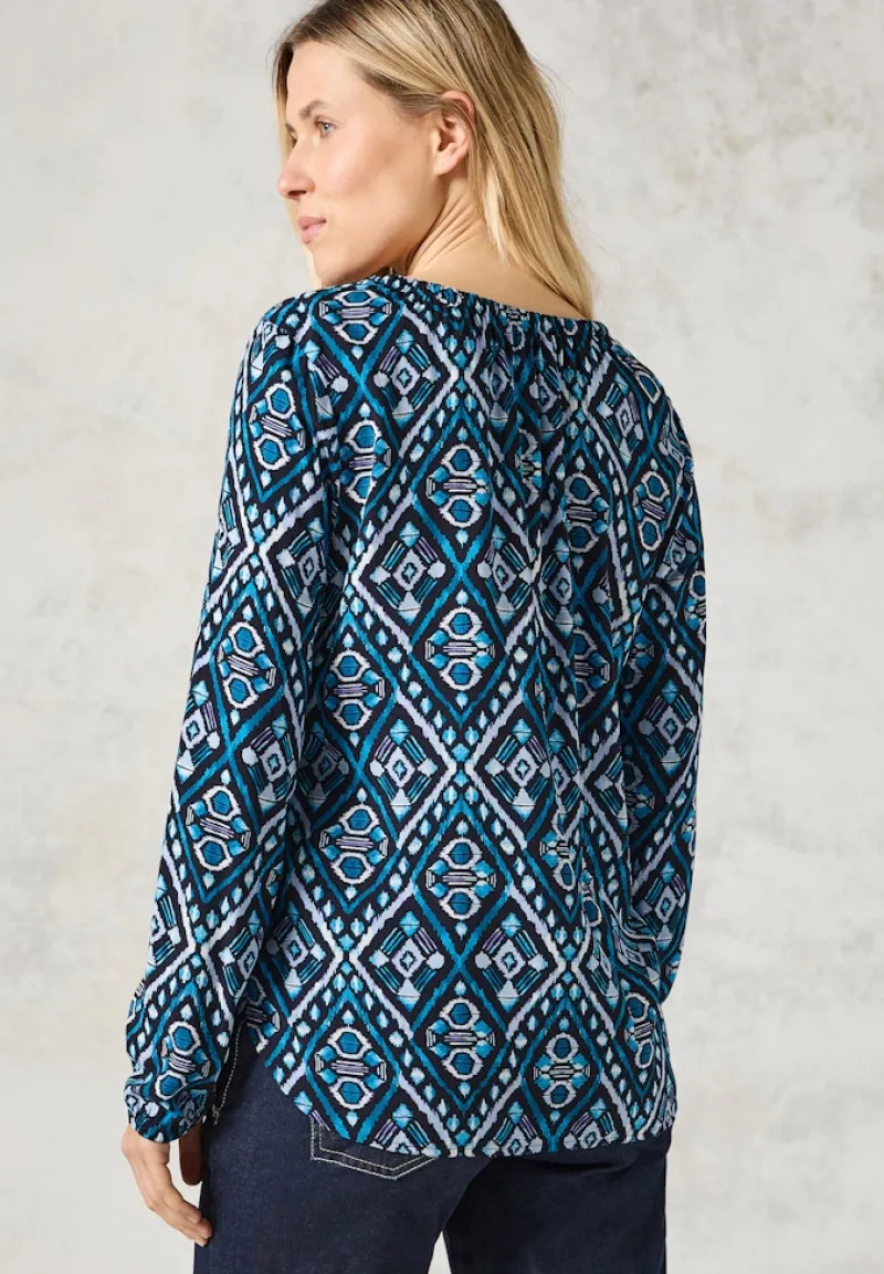 Cecil Blusen*Bedruckte Bluse deep charcoal grey