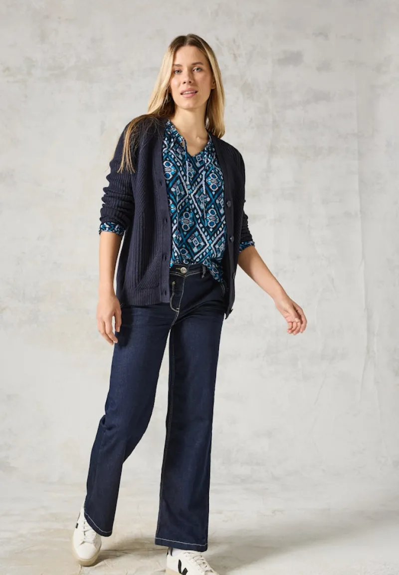 Cecil Blusen*Bedruckte Bluse deep charcoal grey