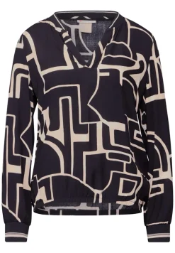 Street One Blusen*Bedruckte Bluse deep tint blue