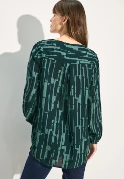 Cecil Blusen*Bedruckte Bluse fir green