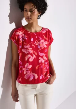 Street One Blusen*Bedruckte Bluse glory red