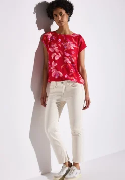 Street One Blusen*Bedruckte Bluse glory red