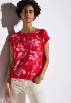 Street One Blusen*Bedruckte Bluse glory red