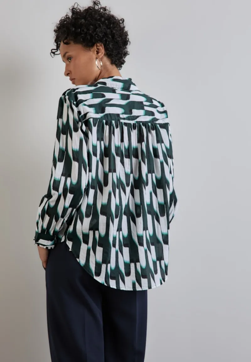 Street One Blusen*Bedruckte Bluse hunter green