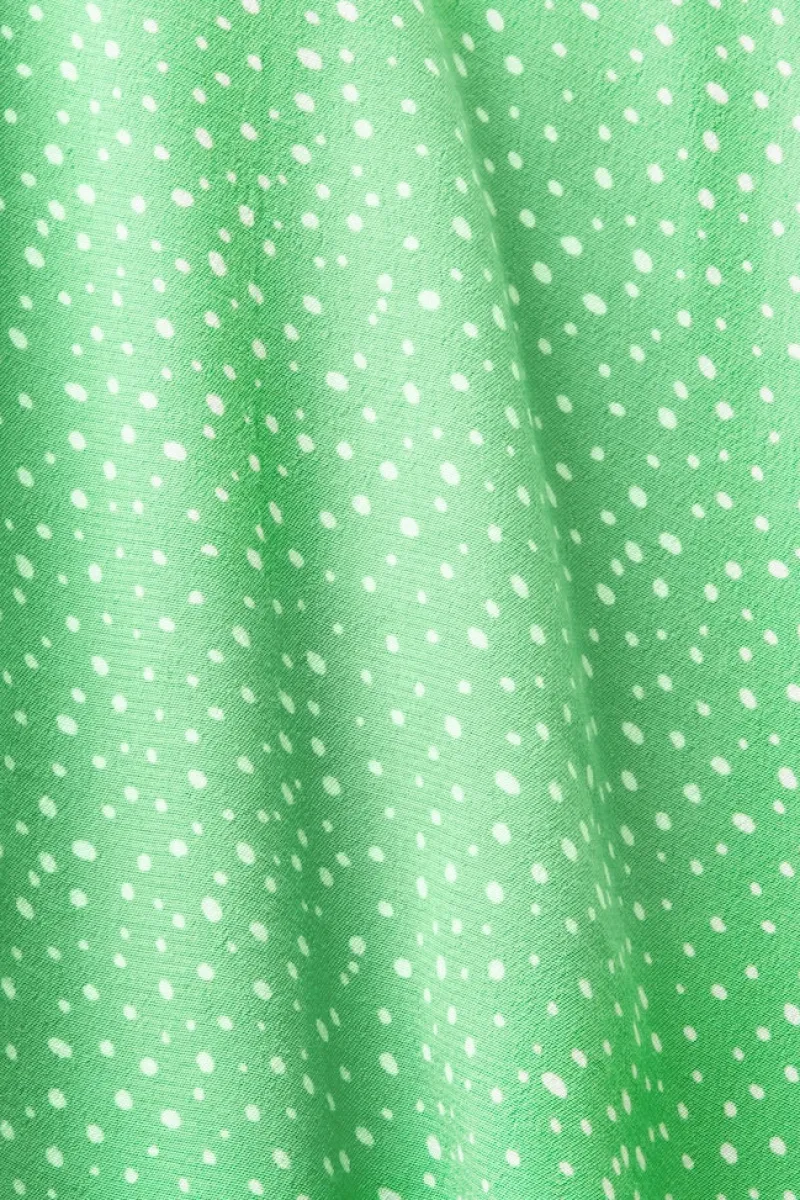 Esprit Blusen*Bedruckte Bluse mit V-Ausschnitt citrus green