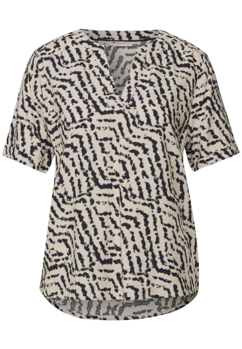 Street One Blusen*Bedruckte Bluse moonstone sand