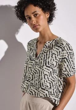 Street One Blusen*Bedruckte Bluse moonstone sand