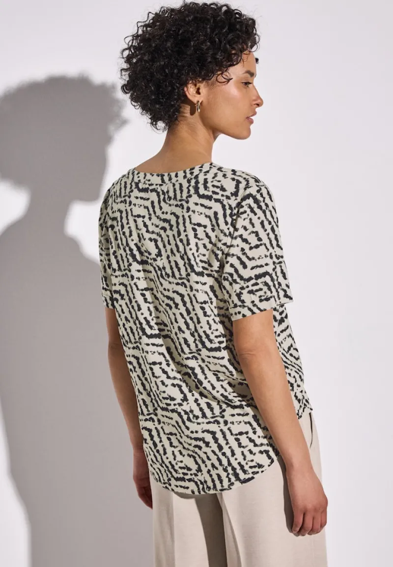 Street One Blusen*Bedruckte Bluse moonstone sand