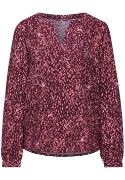 Street One Blusen*Bedruckte Bluse mulberry red
