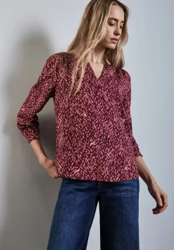 Street One Blusen*Bedruckte Bluse mulberry red