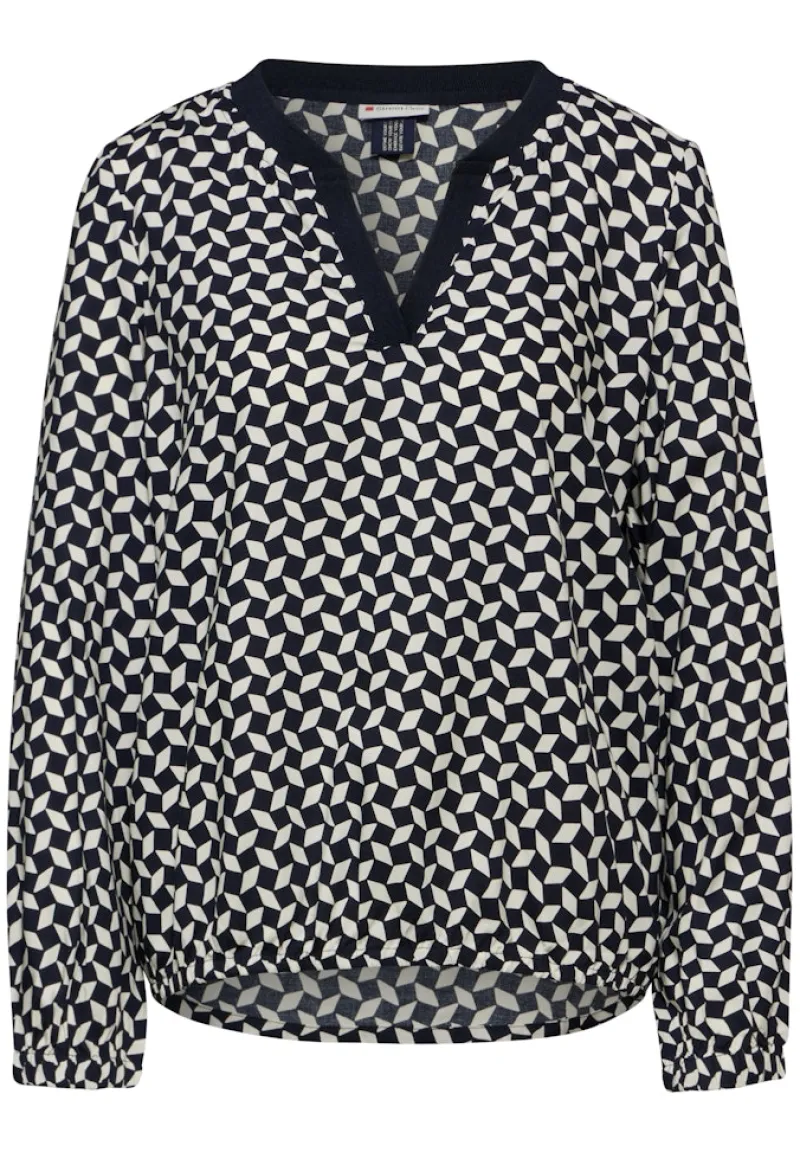 Street One Blusen*Bedruckte Bluse night sky blue