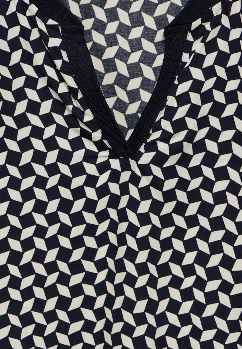 Street One Blusen*Bedruckte Bluse night sky blue