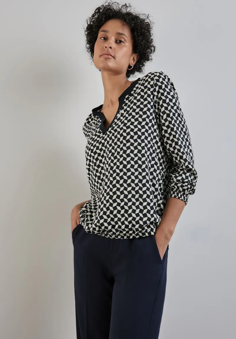 Street One Blusen*Bedruckte Bluse night sky blue