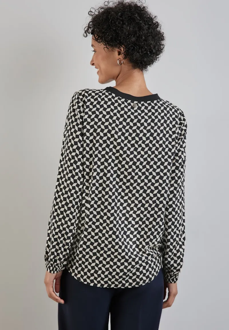 Street One Blusen*Bedruckte Bluse night sky blue