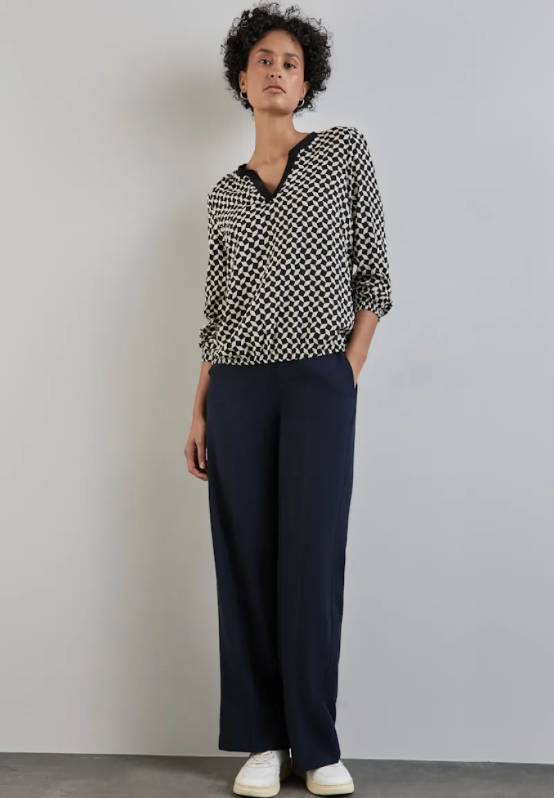 Street One Blusen*Bedruckte Bluse night sky blue