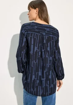 Cecil Blusen*Bedruckte Bluse universal blue