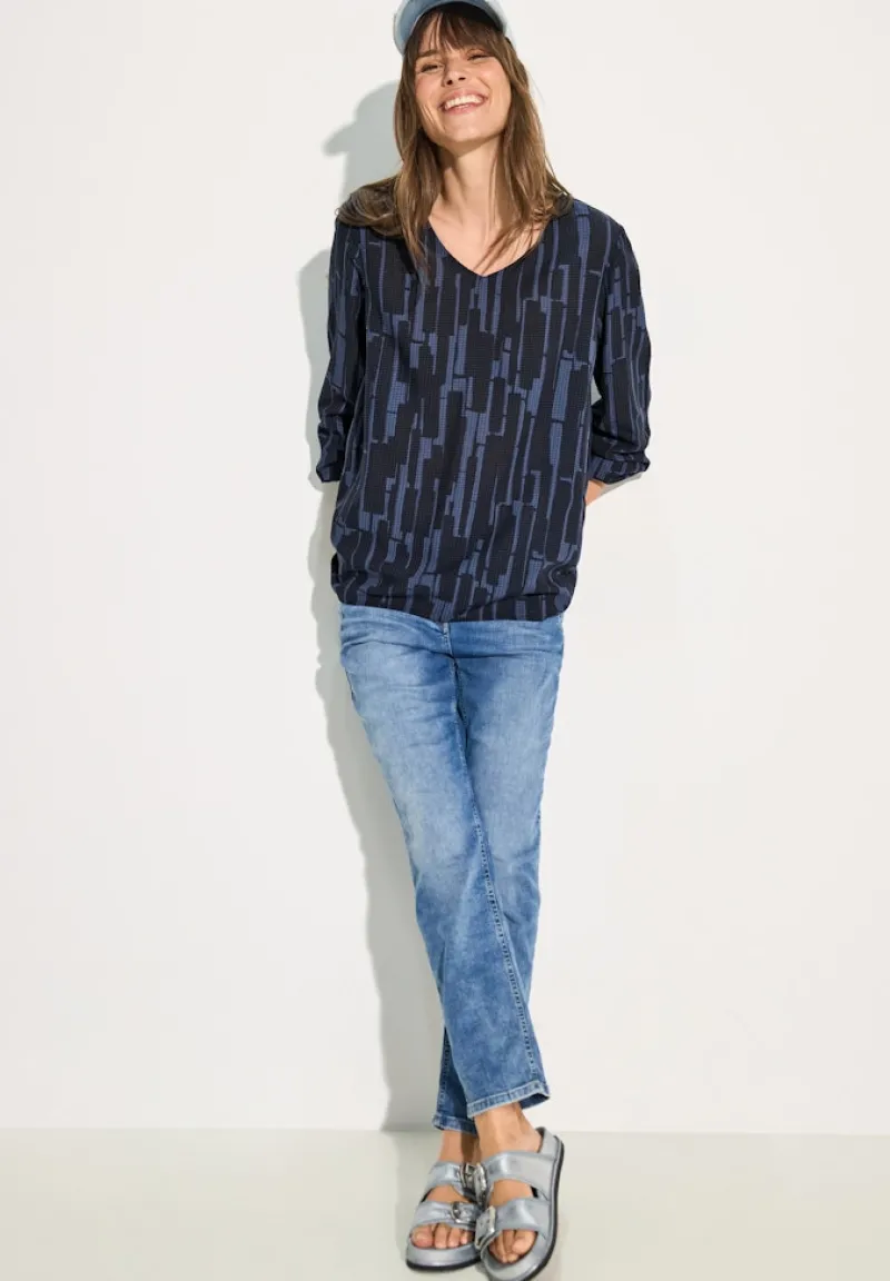 Cecil Blusen*Bedruckte Bluse universal blue