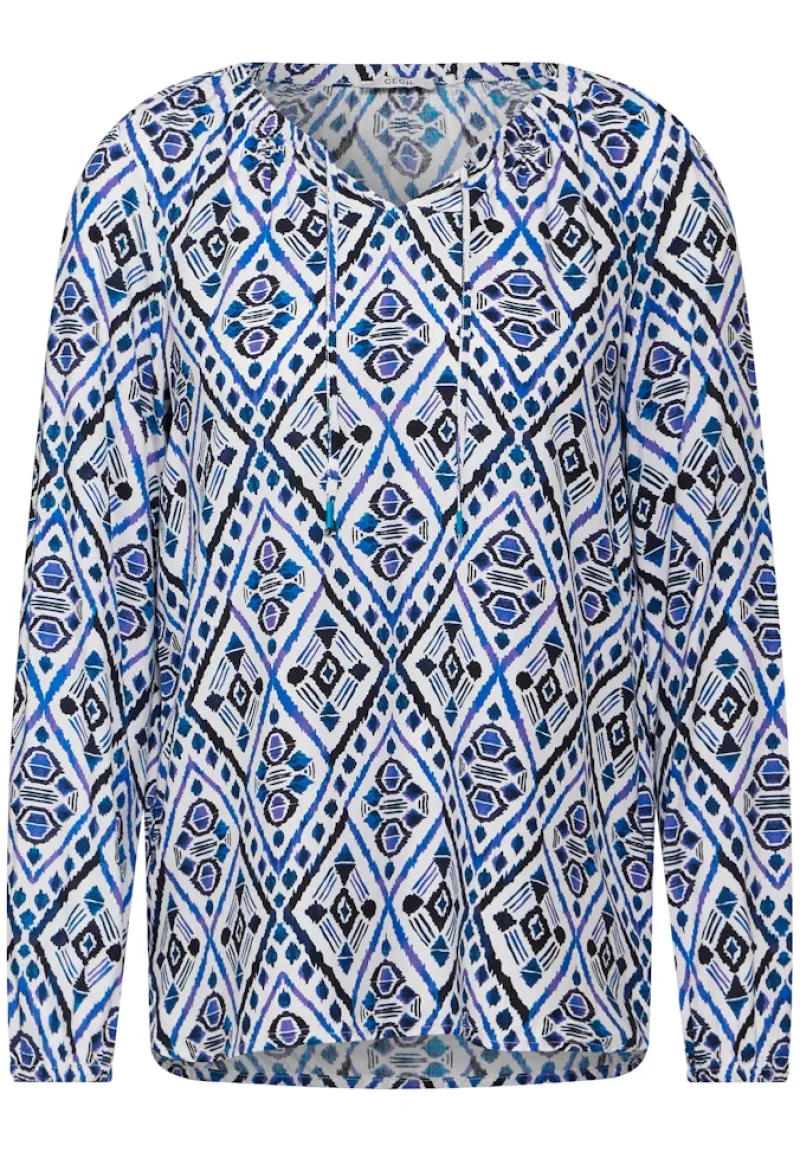 Cecil Blusen*Bedruckte Bluse vanilla white