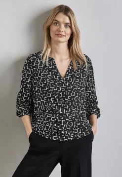 Street One Blusen*Bedruckte Tunika Black