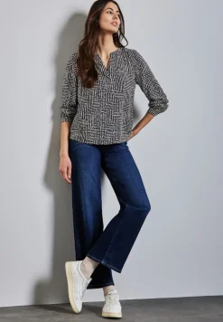 Street One Blusen*Bedruckte Tunika deep tint blue