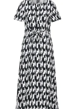 Street One Kleider*Bedrucktes Midi-Kleid Black