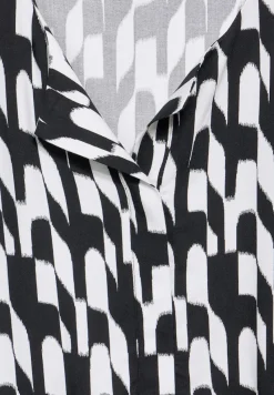 Street One Kleider*Bedrucktes Midi-Kleid Black