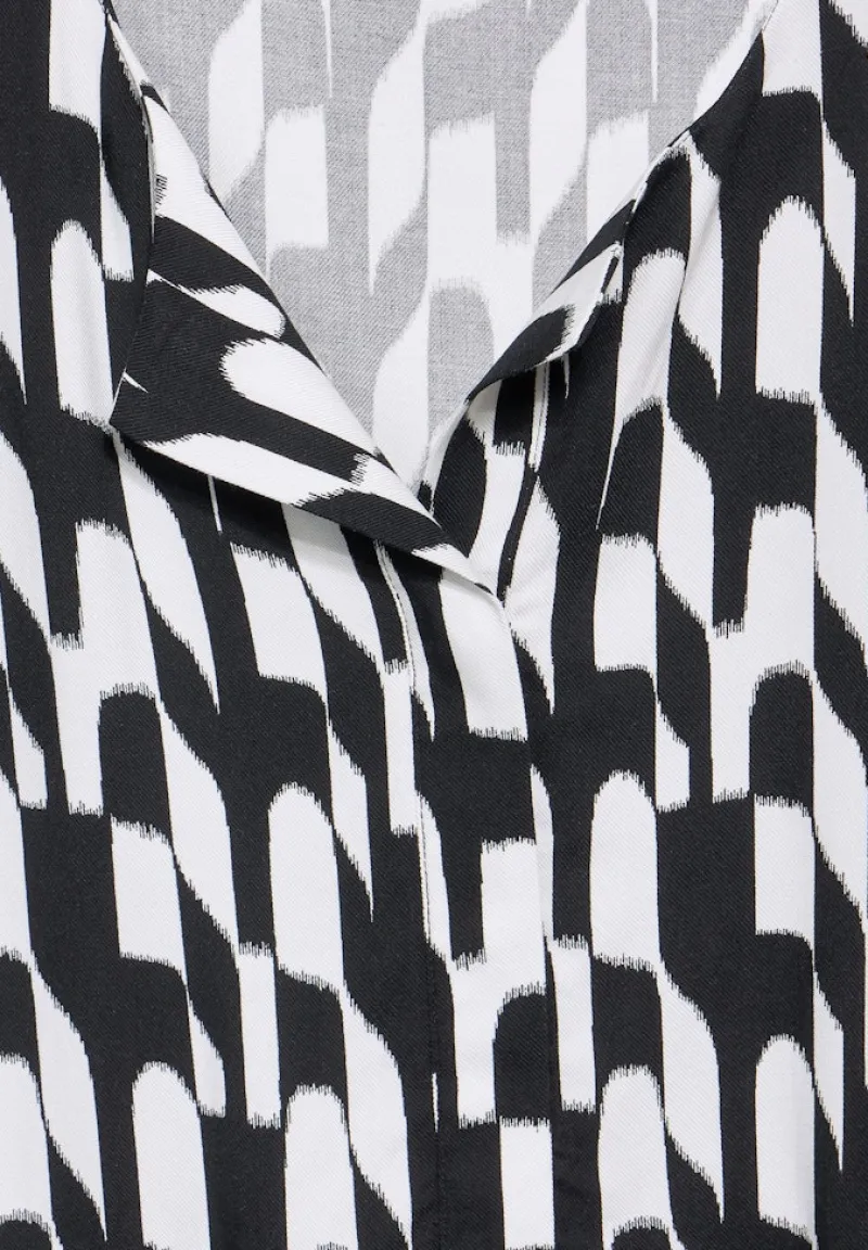 Street One Kleider*Bedrucktes Midi-Kleid Black