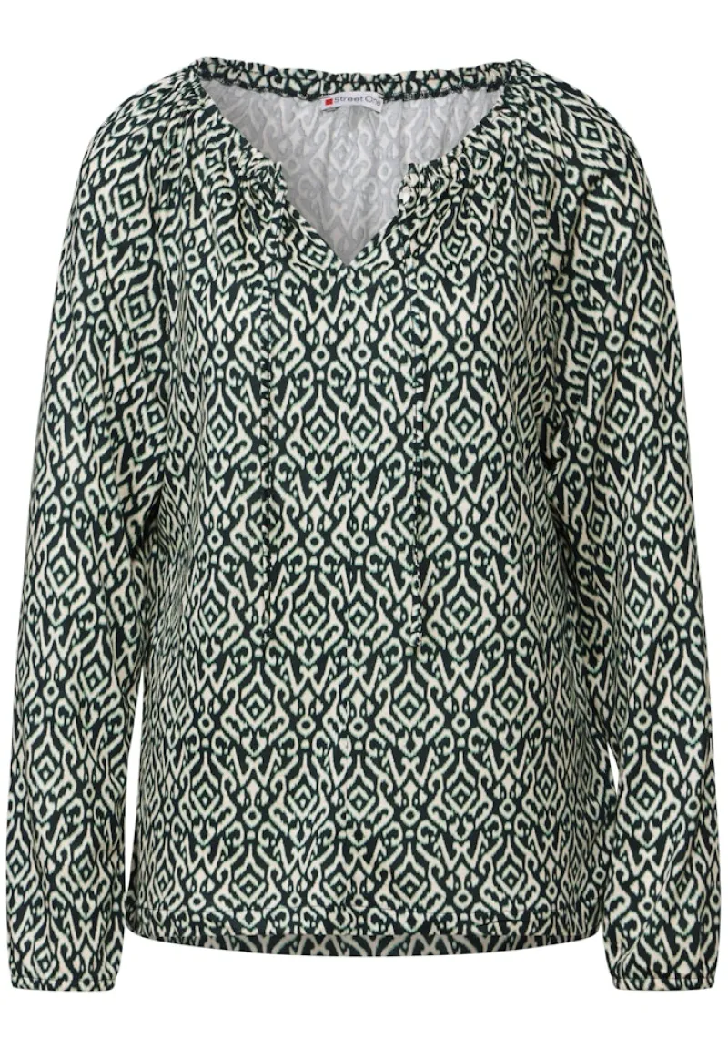 Street One Shirts*Bedrucktes Raglan Shirt hunter green
