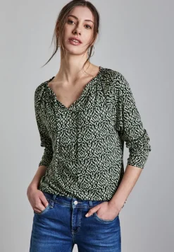 Street One Shirts*Bedrucktes Raglan Shirt hunter green