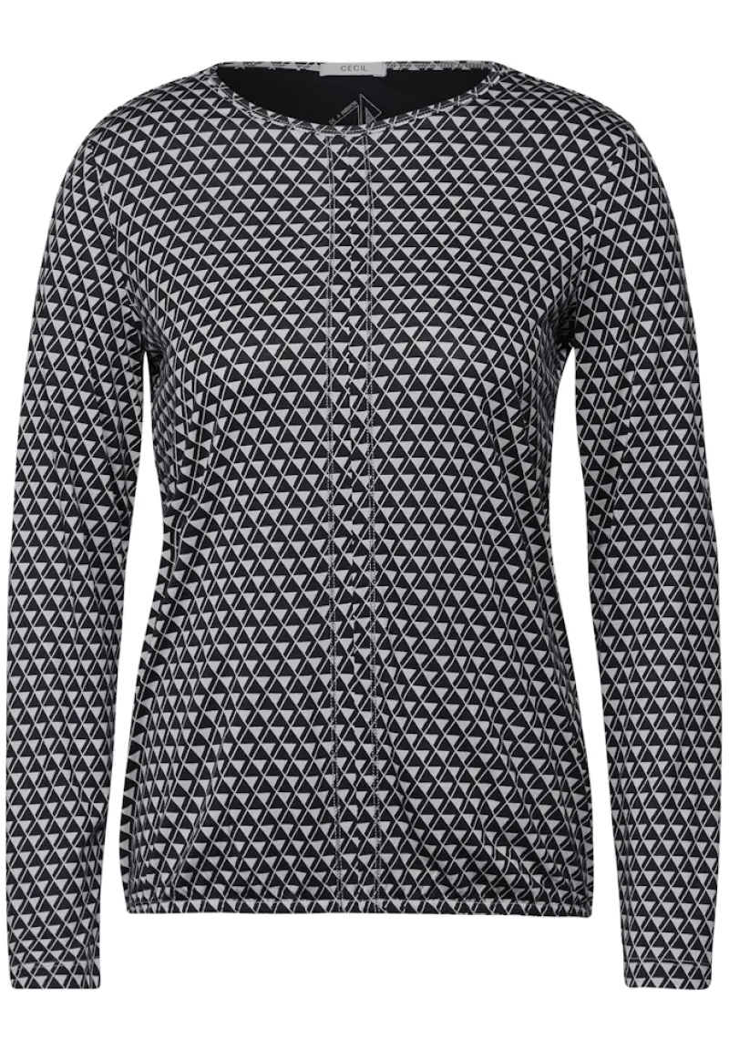 Cecil Shirts*Bedrucktes Shirt platinum grey