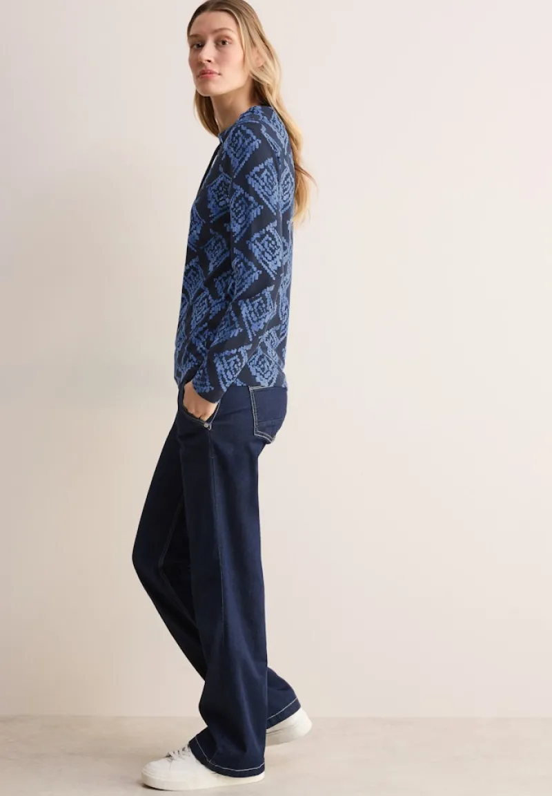 Cecil Shirts*Bedrucktes Shirt universal blue