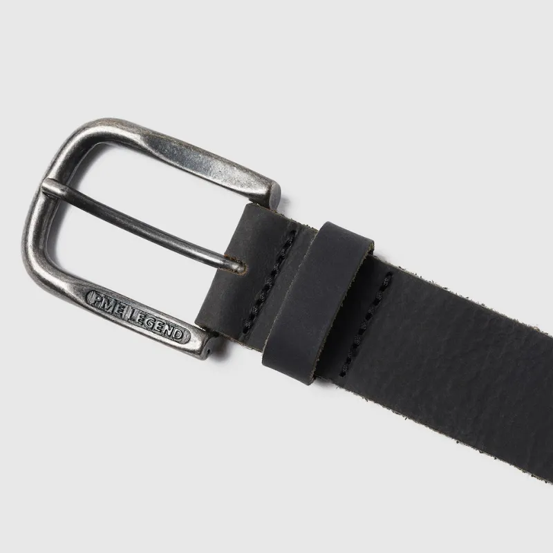 PME Legend Accessoires*Belt Leather belt Black