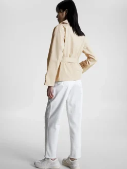 Tommy Hilfiger Jacken*BELTED DOUBLE BREASTED PEACOAT khaki